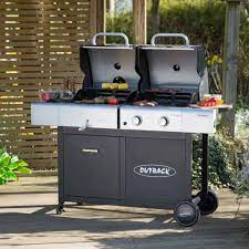 Outback Dual Fuel 2 Gas / Houtskool Braai