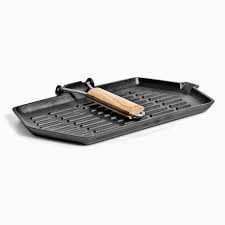 Campfire Frypan Rectangle With Folding Handle- 35CM