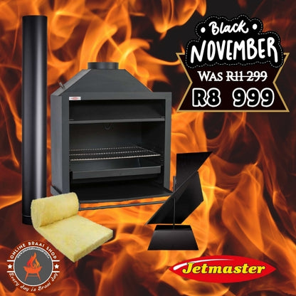 Jetmaster Entertainer 700 Built In Braai - Complete Installation Combo Package