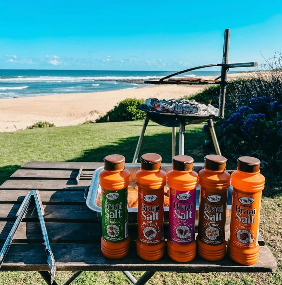 Marina Braai Salt 400g + 5-Pack 40g Collection Set