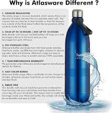 Atlasware 500ml Stainless Steel  Flask - Various Colors