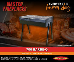 Jetmaster 700 Barbe-Q Vrystaande braai