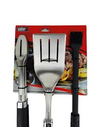 Weber Precision 3-Piece Grill Tool Set