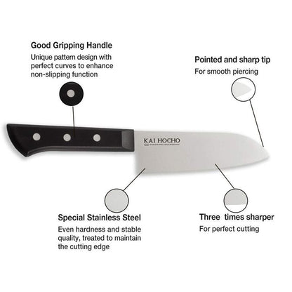 SE 16.5cm KAI Hocho Premium Series Santoku Knife | KAI-IN5084