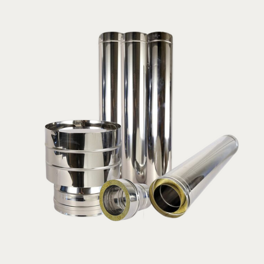 125mm⌀ Stainless Steel Installation Flue Kit