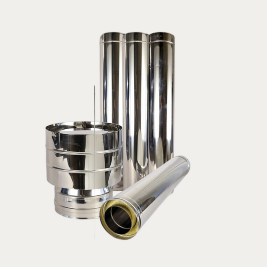 150mm⌀ Stainless Steel Installation Flue Kit