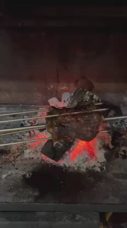 SpitAlles Rotisserie Combo (Includes: Counter Stand, Motor, Fork with Shaft and Canvas Bag)