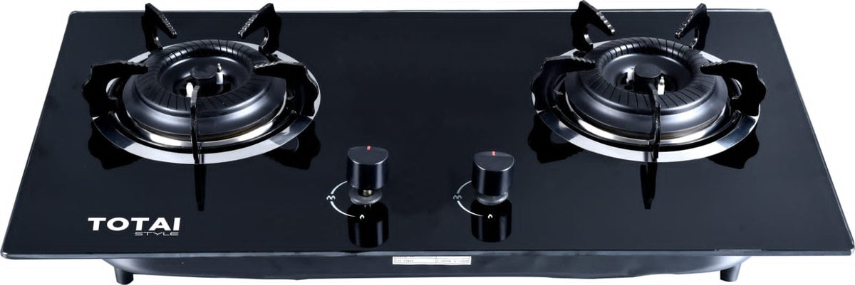 Totai Style 2 Burner Gas on Glass Hob