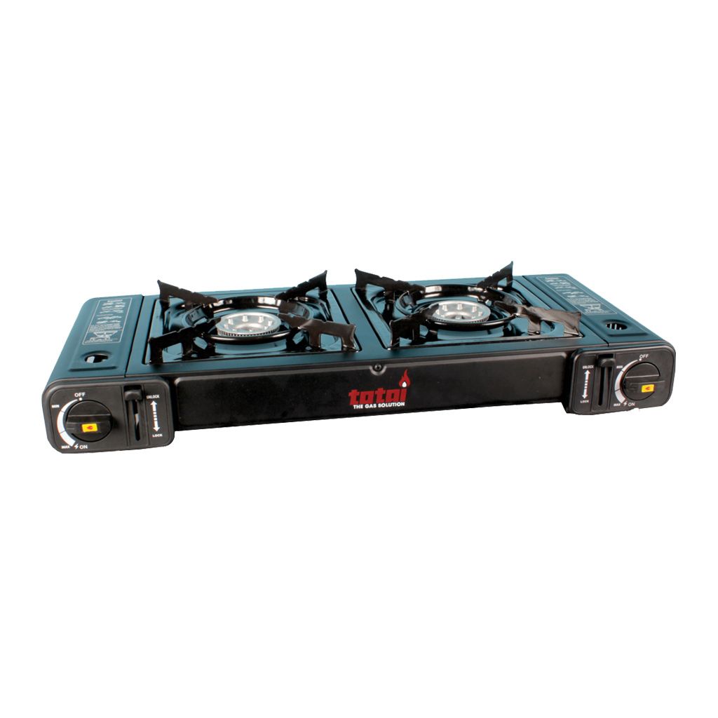 TOTAI DOUBLE PORTABLE CARTRIDGE GAS STOVE