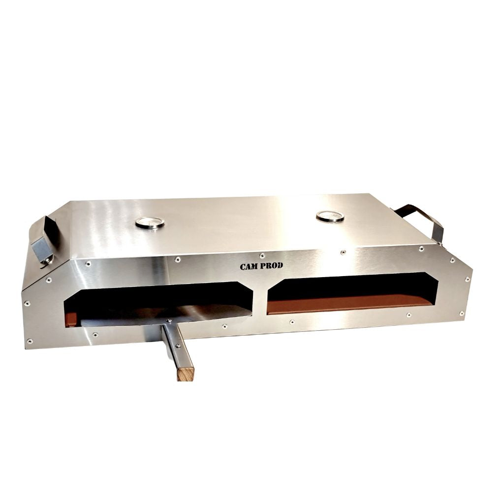 CAM Stainless Steel Double Pizza Oven 