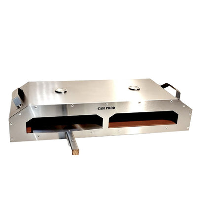 CAM Stainless Steel Double Pizza Oven 