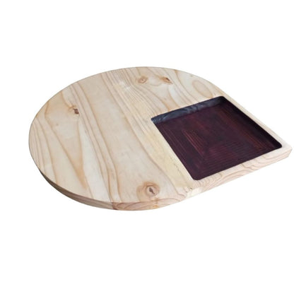 Chopping Board with Dispensing Pocket