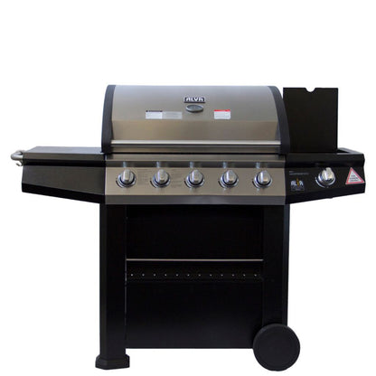 Alva Finesse 5 Burner BBQ with Side Burner