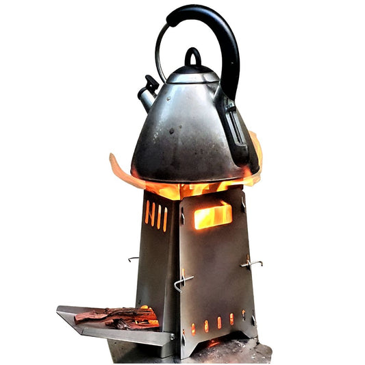 Flat Pack Rocket Stove 