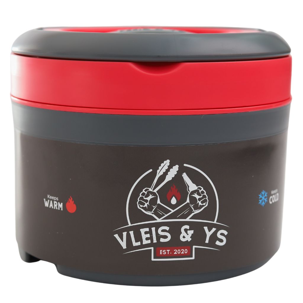 Vleis & Ys Red Thermo with Ice Closed 