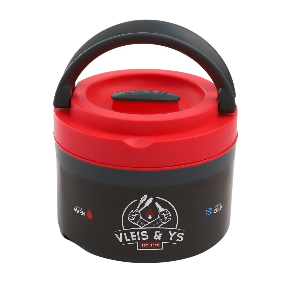 Vleis & Ys Red Thermo with Ice Handle